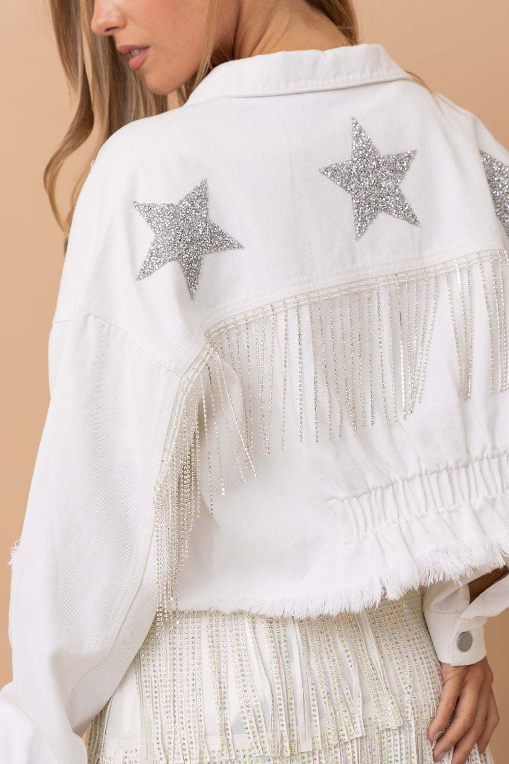 Fringed Burr XINGX Women's Cowboy Coat